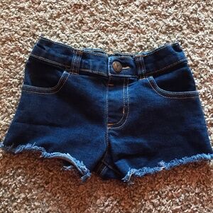 Garanimals Dark Blue Stretchy Jean Short Shorts